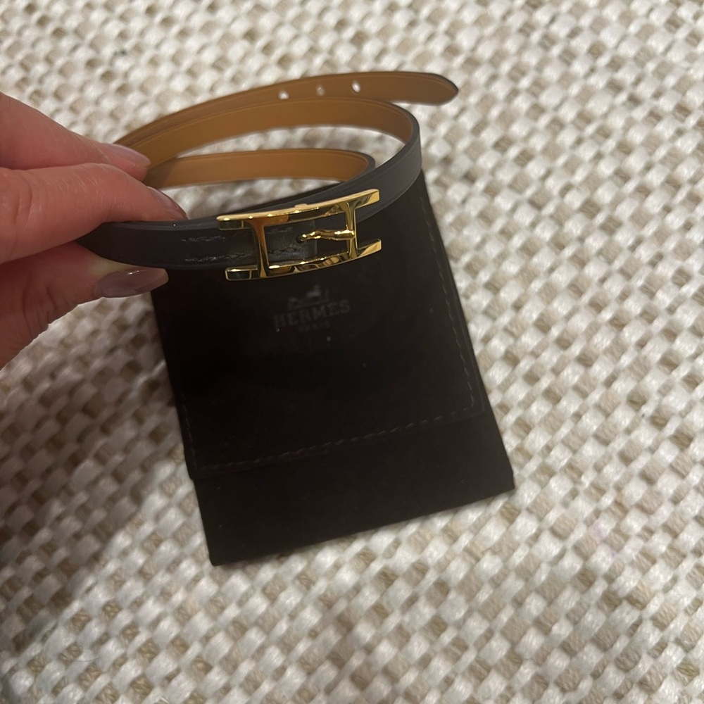 Hermès Behapi Double Tour Bracelet – Black